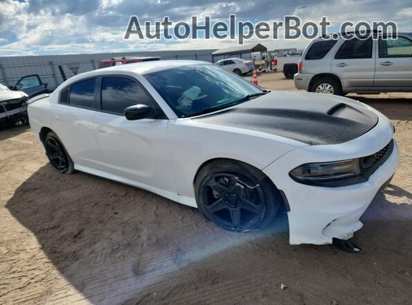 2C3CDXHG0MH566080 2021 DODGE CHARGER White Передня права чверть
