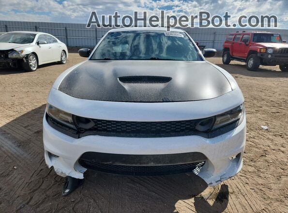 2C3CDXHG0MH566080 2021 DODGE CHARGER White Вид спереду