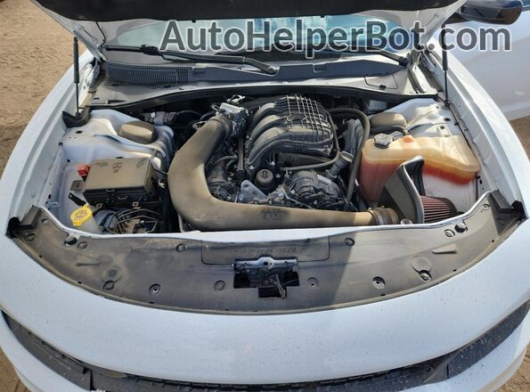 2C3CDXHG0MH566080 2021 DODGE CHARGER White Вид задньої частини салону