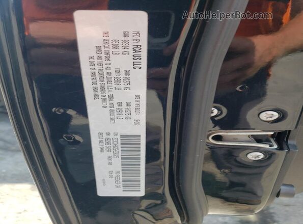 2C3CDXHG2GH330325 2016 DODGE CHARGER Black VIN sticker view