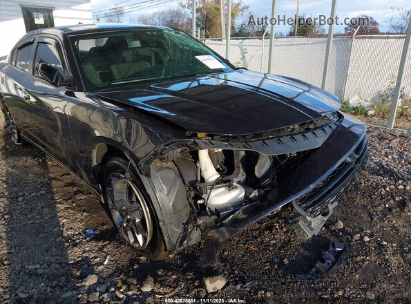 2C3CDXJG7JH174459 2018 DODGE CHARGER Черный Вид спереди