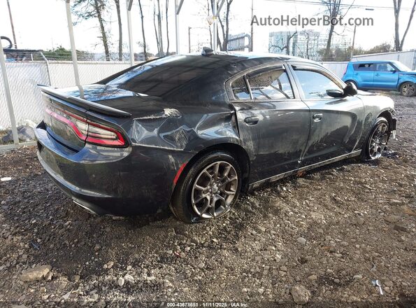2C3CDXJG7JH174459 2018 DODGE CHARGER Черный Задняя правая четверть