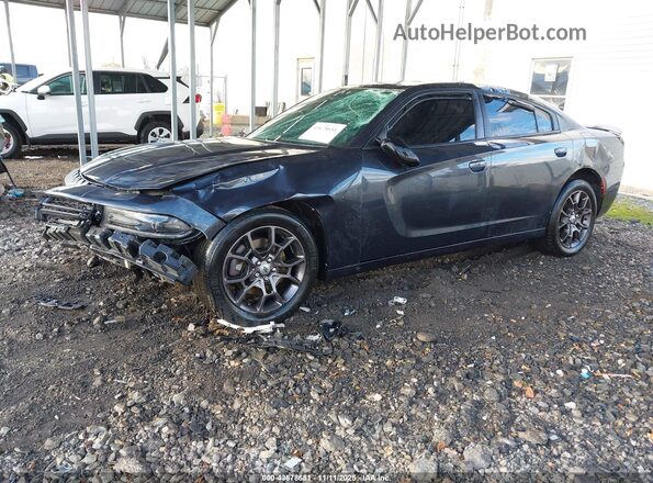 2C3CDXJG7JH174459 2018 DODGE CHARGER Черный Передняя левая четверть