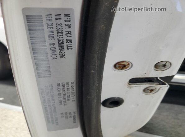 2C3CDZAG2MH542692 2021 DODGE CHALLENGER White Շարժիչի բաժամունքի տեսք