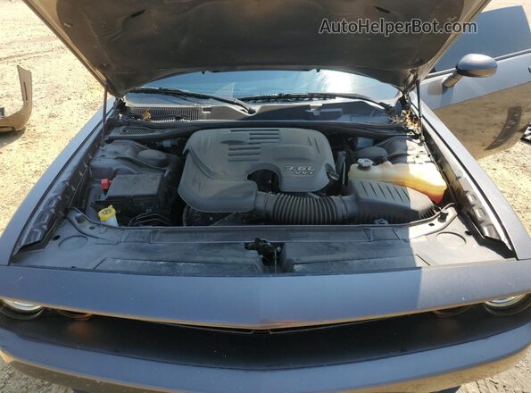 2C3CDZAG6NH215102 2022 DODGE CHALLENGER Серый Вид задней части салона