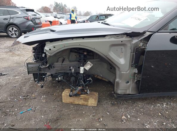 2C3CDZAGXNH128691 2022 DODGE CHALLENGER Черный Вид спереди