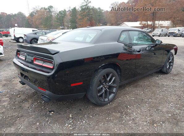 2C3CDZAGXNH128691 2022 DODGE CHALLENGER Черный Задняя правая четверть