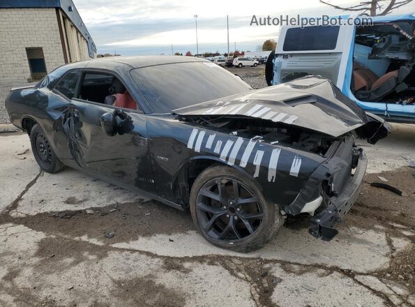 2C3CDZBTXJH287524 2018 DODGE CHALLENGER Black წინა მარჯვენა