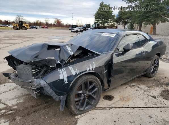 2C3CDZBTXJH287524 2018 DODGE CHALLENGER Black წინა მარცხენა ხედი სამი მეოთხედიდან