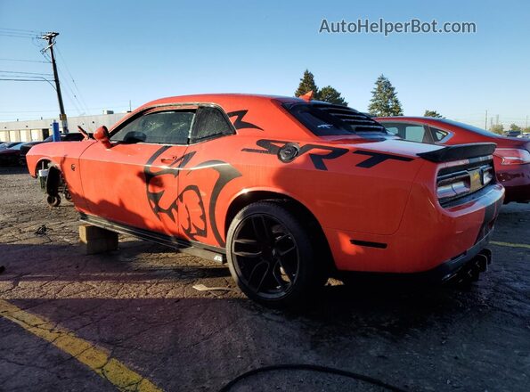 2C3CDZC98HH657883 2017 DODGE CHALLENGER Red Задня ліва чверть
