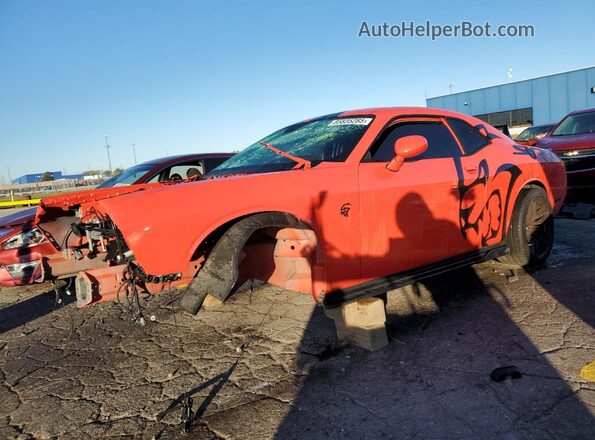 2C3CDZC98HH657883 2017 DODGE CHALLENGER Red Передня ліва чверть
