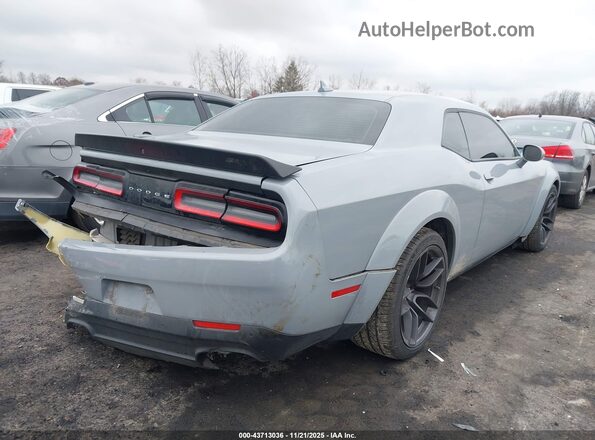 2C3CDZFJ0MH680722 2021 DODGE CHALLENGER Gray Tył prawy