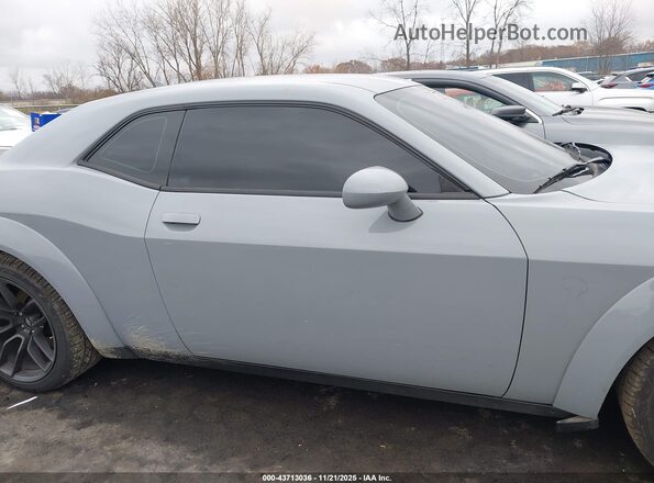 2C3CDZFJ0MH680722 2021 DODGE CHALLENGER Gray Widok wnętrza 360 stopni