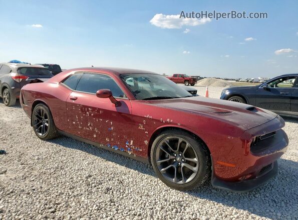 2C3CDZFJ2MH609991 2021 DODGE CHALLENGER Burgundy Առջևի աջ