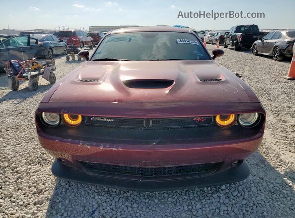 2C3CDZFJ2MH609991 2021 DODGE CHALLENGER Burgundy Դիմացի տեսք