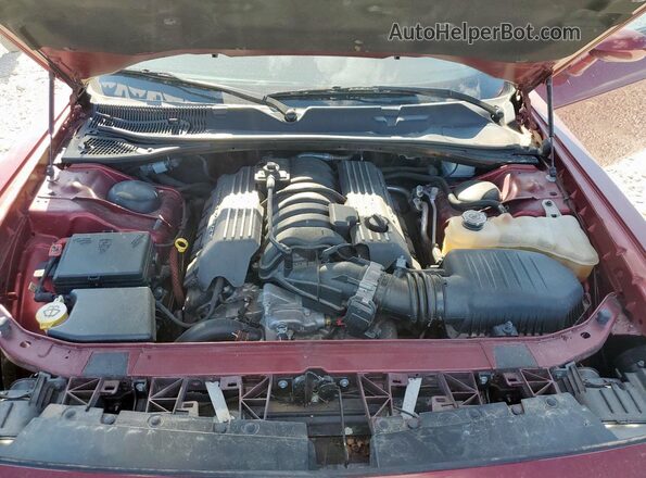 2C3CDZFJ2MH609991 2021 DODGE CHALLENGER Burgundy Սալոնի հետևի տեսք