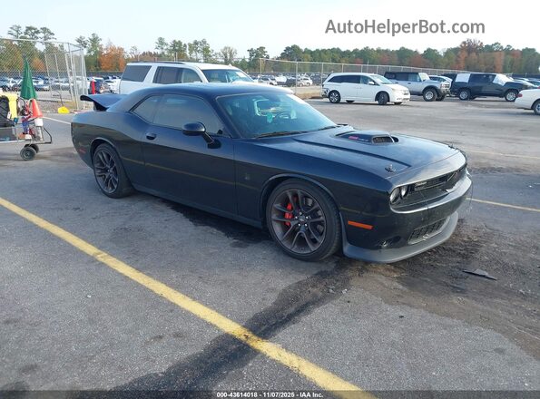 2C3CDZFJ2NH215652 2022 DODGE CHALLENGER Черный Передняя правая четверть