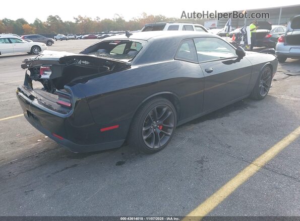 2C3CDZFJ2NH215652 2022 DODGE CHALLENGER Черный Задняя правая четверть