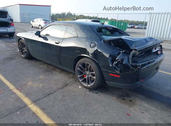 2C3CDZFJ2NH215652 2022 DODGE CHALLENGER Черный Задняя левая четверть