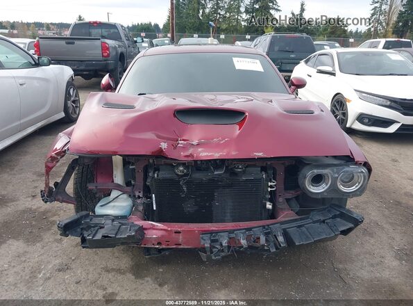 2C3CDZFJ6KH656485 2019 DODGE CHALLENGER Красный Вид щитка приборов