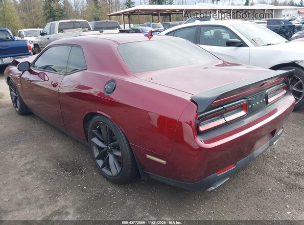 2C3CDZFJ6KH656485 2019 DODGE CHALLENGER Красный Задняя левая четверть