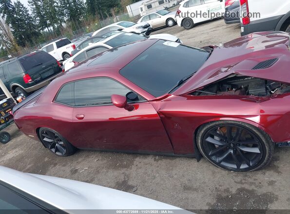 2C3CDZFJ6KH656485 2019 DODGE CHALLENGER Красный Вид задней части салона