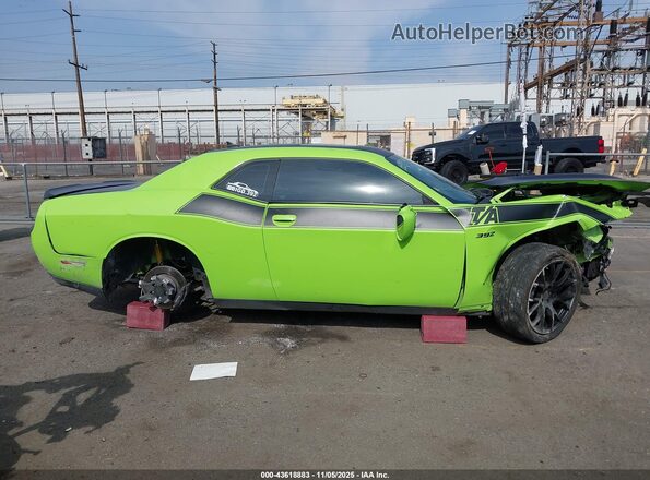 2C3CDZFJ7PH617993 2023 DODGE CHALLENGER Зеленый Вид щитка приборов