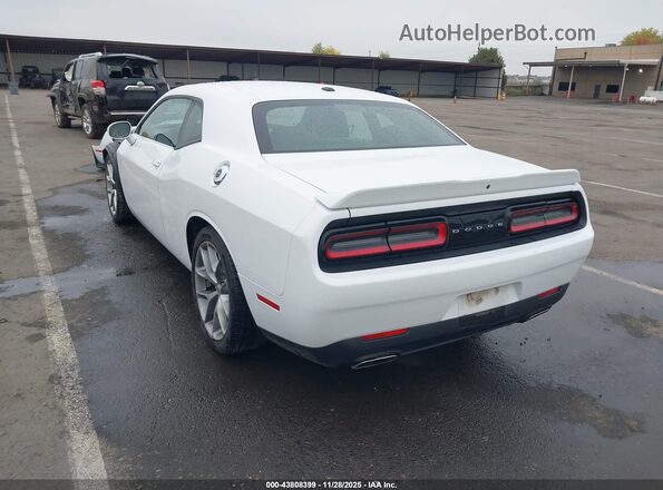 2C3CDZJG2NH226419 2022 DODGE CHALLENGER White Tył lewy
