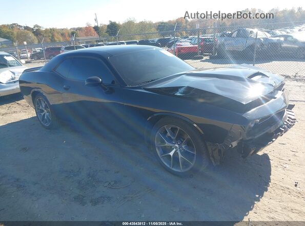 2C3CDZJG3NH233718 2022 DODGE CHALLENGER Черный Передняя правая четверть