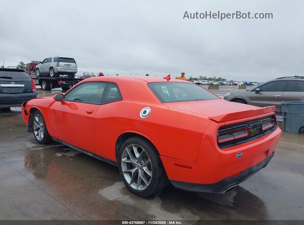 2C3CDZJG6NH263375 2022 DODGE CHALLENGER Orange Tył lewy