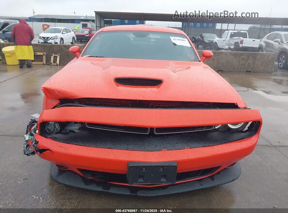 2C3CDZJG6NH263375 2022 DODGE CHALLENGER Orange Widok z przodu