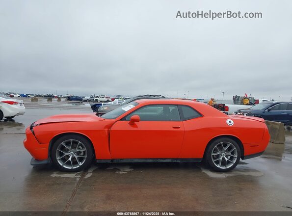 2C3CDZJG6NH263375 2022 DODGE CHALLENGER Orange Widok wnętrza 360 stopni