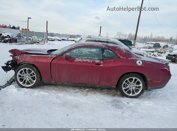 2C3CDZKG5NH160771 2022 DODGE CHALLENGER Maroon 