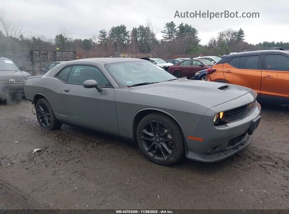 2C3CDZKG8PH642251 2023 DODGE CHALLENGER Gray Przód prawy