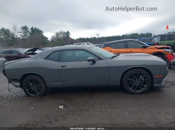 2C3CDZKG8PH642251 2023 DODGE CHALLENGER Gray Widok wnętrza z tyłu