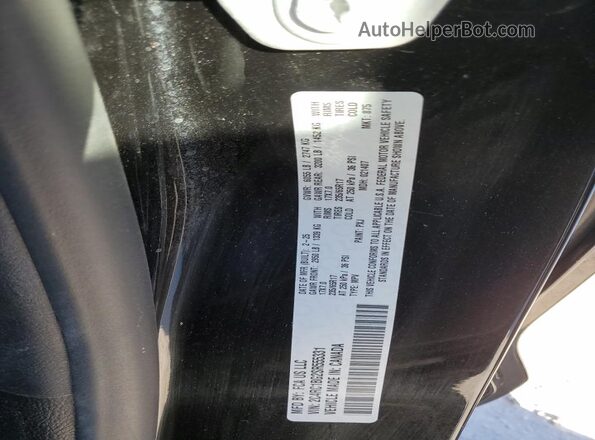 2C4RC1BG2SR555331 2025 CHRYSLER PACIFICA Черный Вид наклейки с VIN-кодом