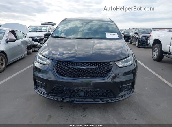 2C4RC1L79NR173543 2022 CHRYSLER PACIFICA Black Widok zestawu wskaźników