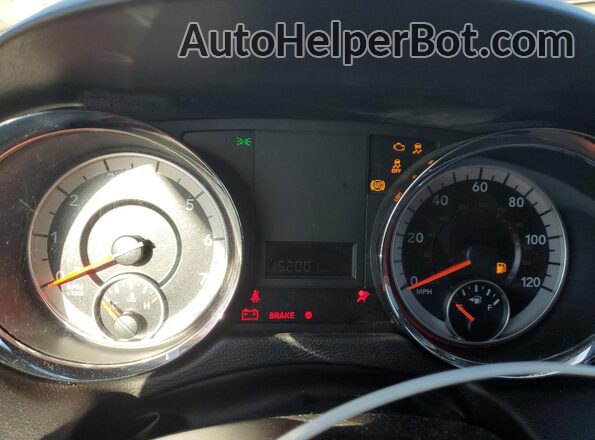 2C4RDGCG0JR241626 2018 DODGE GRAND Серебряный Вид щитка приборов