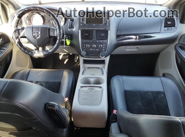 2C4RDGCG0JR241626 2018 DODGE GRAND Серебряный Вид панели приборов