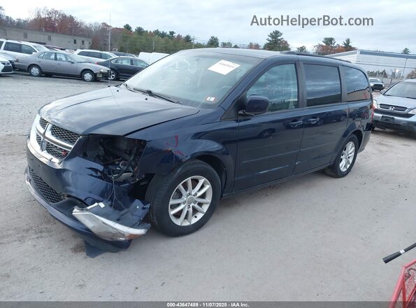 2C4RDGCG3GR211402 2016 DODGE GRAND CARAVAN Dark Blue Vista tres cuartos delantera izquierda