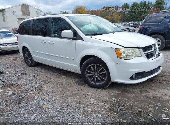 2C4RDGCG9HR773645 2017 DODGE GRAND CARAVAN Белый Передняя правая четверть