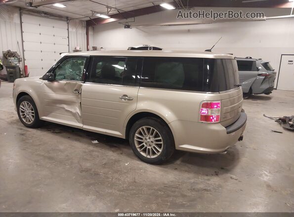 2FMGK5C89HBA12807 2017 FORD FLEX Tan Rear left