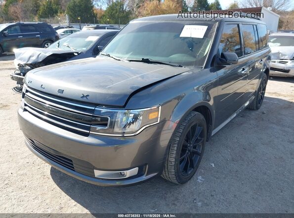 2FMGK5C89JBA20346 2018 FORD FLEX Черный Передняя левая четверть