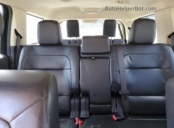 2FMGK5D85JBA06345 2018 FORD FLEX Черный Вид задних сидений