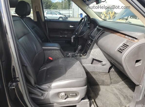 2FMGK5D85JBA06345 2018 FORD FLEX Черный Вид салона спереди