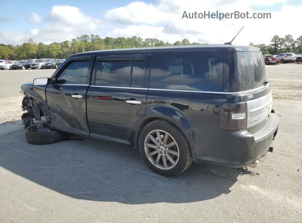 2FMGK5D85JBA06345 2018 FORD FLEX Черный Задняя левая четверть