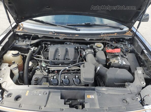 2FMGK5D85JBA06345 2018 FORD FLEX Черный Вид подкапотного пространства