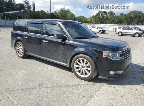 2FMGK5D85JBA06345 2018 FORD FLEX Черный Передняя правая четверть