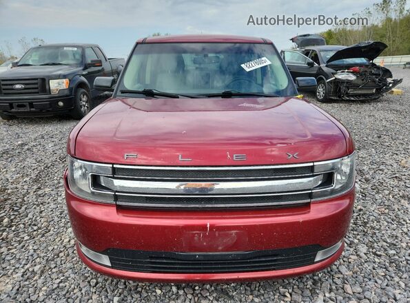 2FMHK6C80GBA07231 2016 FORD FLEX Красный Вид спереди