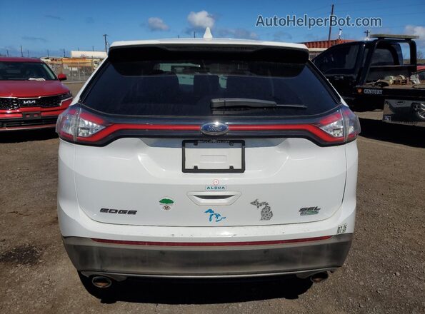 2FMPK3J95HBC27388 2017 FORD EDGE Белый Вид сзади